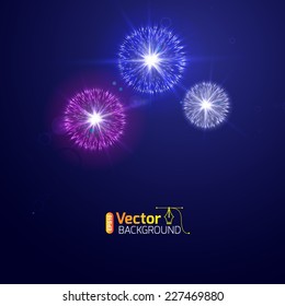 Christmas fireworks