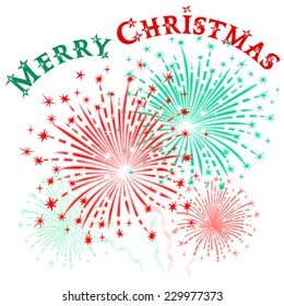 Christmas fireworks