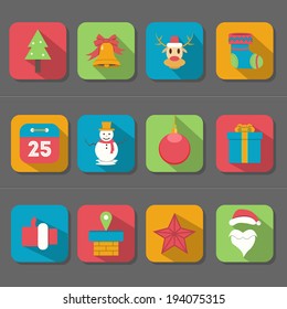 Christmas Flat Design Icon