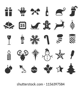 Christmas Flat Element Icons