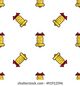 Christmas flat icon pattern