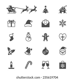 christmas flat icons