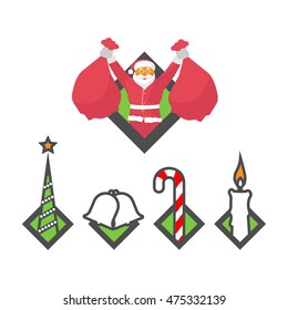Christmas flat icons