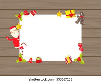 Christmas Flat Style Design, with Space for your text.