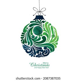 CHRISTMAS FLORAL BALL VECTOR EPS 10 CHRISTMAS DECO 2021