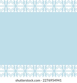 Christmas floral fair isle pattern design for fashion textiles, knitwear and graphics