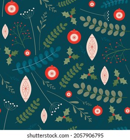 Weihnachtsblumenmuster für Verpackungsgeschenk