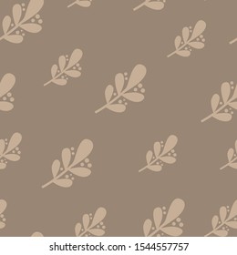 Christmas floral seamless pattern with Christmas tree branches for winter holiday banner, web, wrapping paper, poster, greeting card design