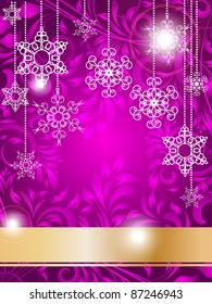 Christmas floral vector abstraction illustration