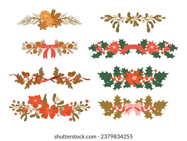 Christmas floral vegetable decor garland