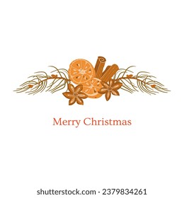 Christmas floral vegetable decor garland