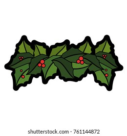 Christmas flower design