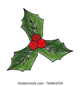 Christmas flower design