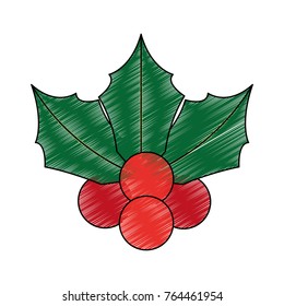 Christmas flower design