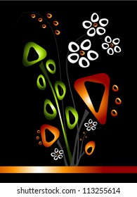 Christmas flower piece