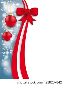 Christmas flyer design on the white background.  Eps 10 vector file.