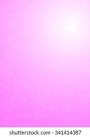 Christmas flyer in pink background