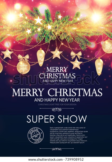 Delores Colorado Christmas Fair 2022 Christmas Flyer Poster Template Elegant Design Stock Vector (Royalty Free)  739908952