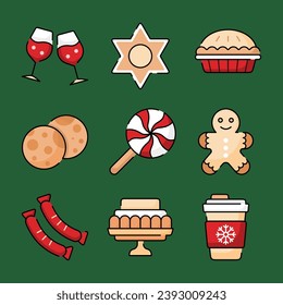 Christmas Food and Beverage Icon