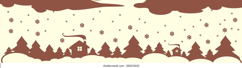 Christmas forest