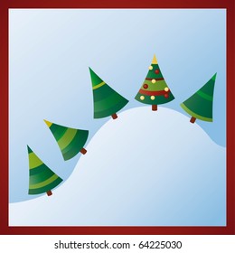 Christmas forest