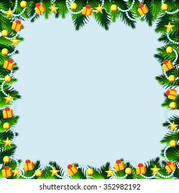 Christmas frame.