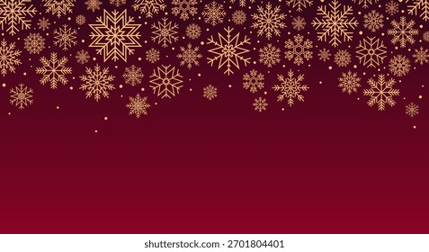 Fondo del marco de la Navidad con los copos de nieve que caen