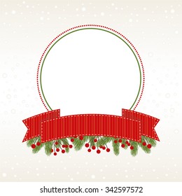 Christmas Frame and Banner