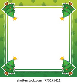 Christmas frame cute design collection
