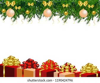 Christmas frame decor