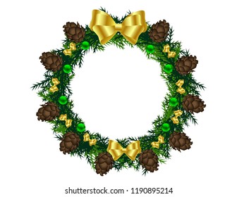 Christmas frame decor