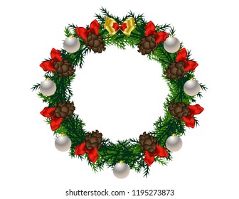 Christmas frame decor