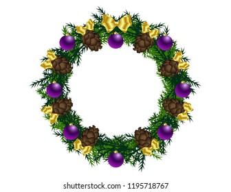 Christmas frame decor