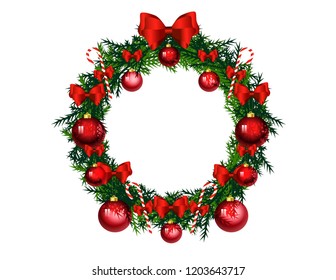Christmas frame decor
