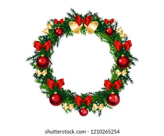 Christmas frame decor