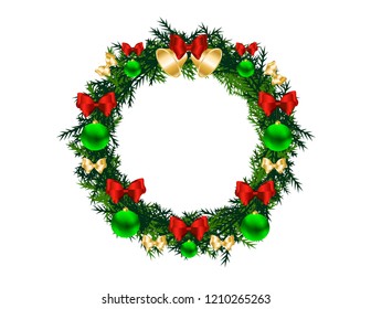 Christmas frame decor
