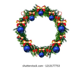 Christmas frame decor