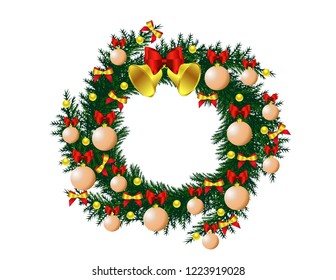 Christmas frame decor
