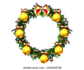 Christmas frame decor