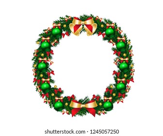 Christmas frame decor