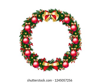 Christmas frame decor