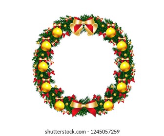 Christmas frame decor