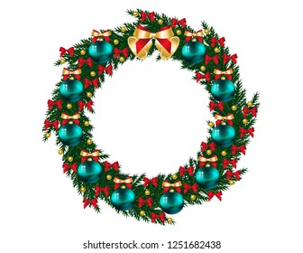 Christmas frame decor