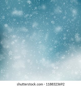 Christmas frame with pine branches and shadow isolated on white. EPS 10