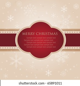 Christmas frame with  place for text