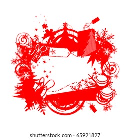 Christmas frame with place for your text