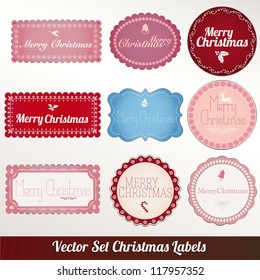 christmas frame set design. vector illustration
