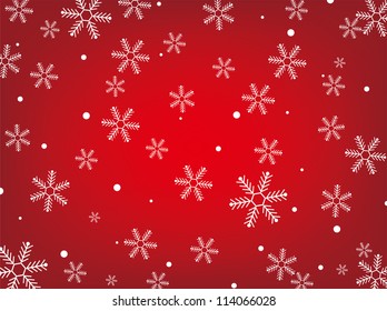 Christmas Frame with snowflakes, element for design