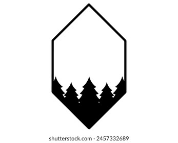 Christmas Frame Spruce Tree Background