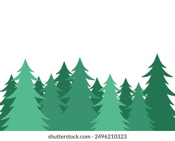 Christmas Frame Spruce Tree Background